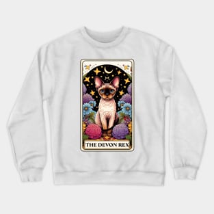 Devon Rex Tarot Card Crewneck Sweatshirt